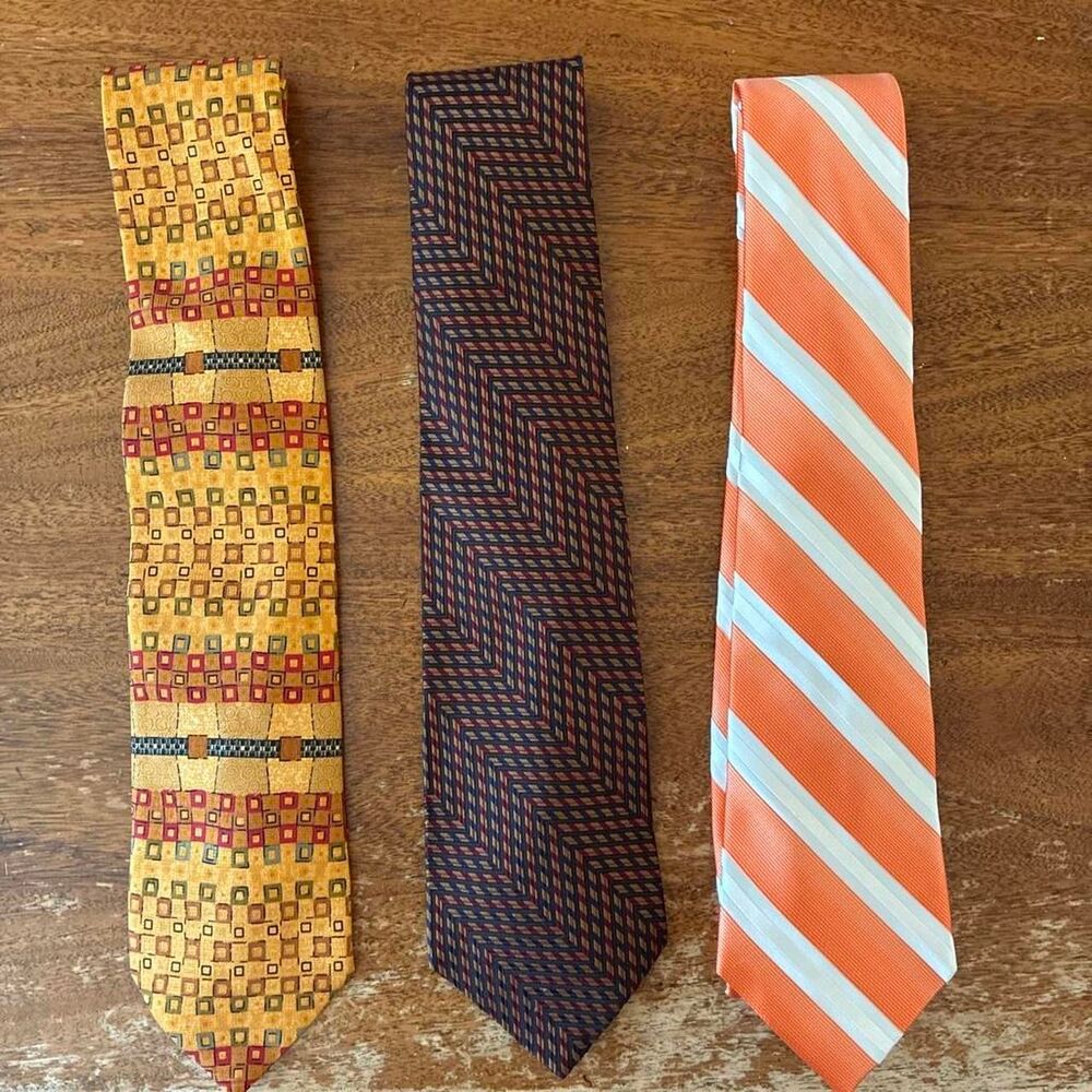 Vintage 100% Silk Tie Bundle